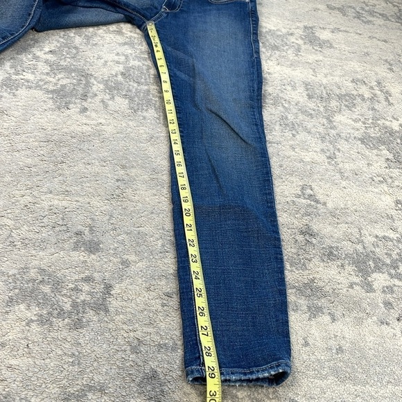 True Religion Halle Mid Rise Super Skinny Jeans Medium Dark Wash Sz 28 - Picture 10 of 12